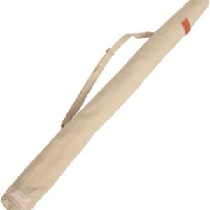 Fishing Rod Bag Portable Fishing Pole Case with Adjustable Straps Canvas Gear Organizer Pouch for Outdoor Angling 55.11 in length 1 pack