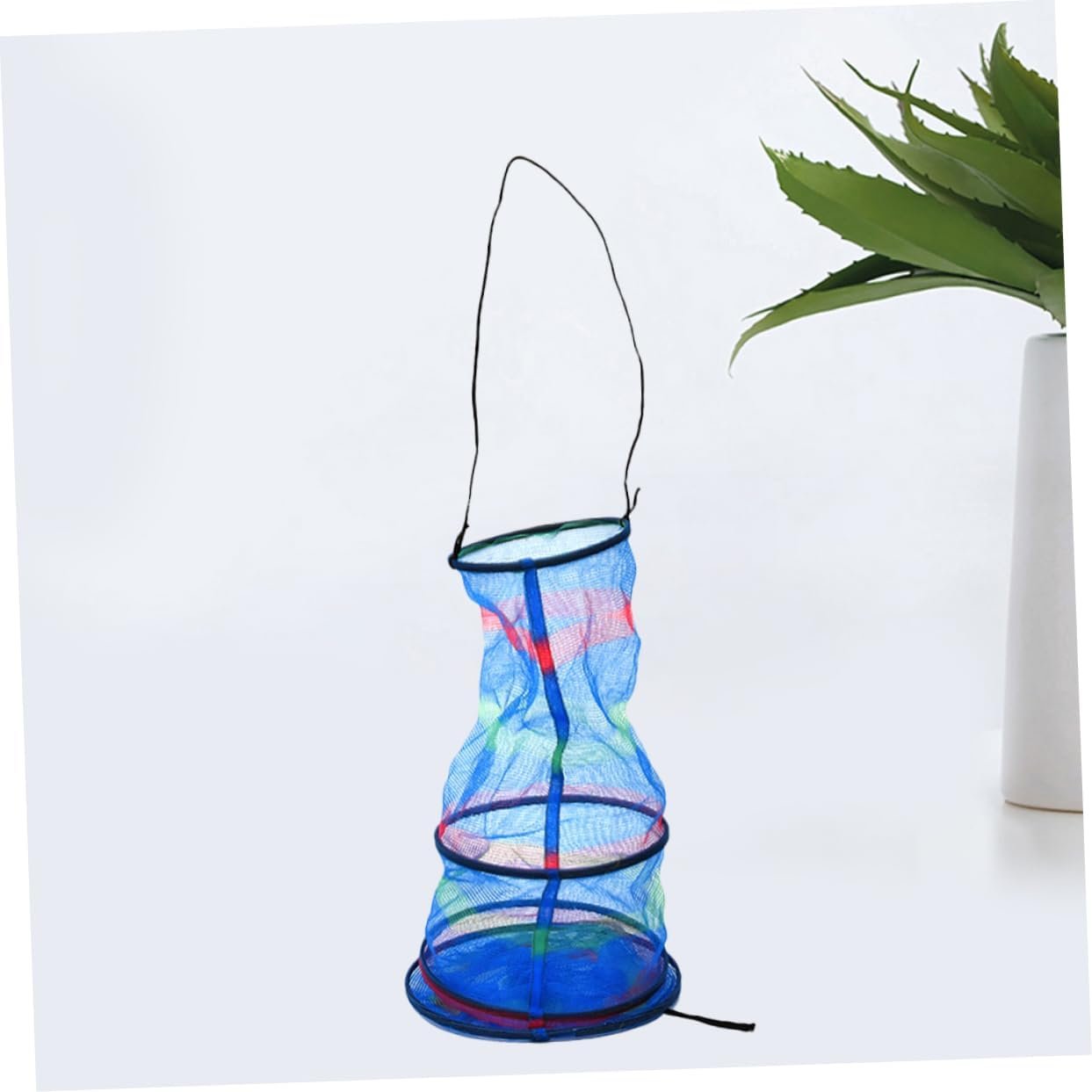 Fishing Gear Portable Fish Protection Net Fishing Net Fishing Kit Crawfish Fishing Mesh Lobsters Basket s for Fishing Mini Basket Fishing Pot Fish Protector Keep Net - Image 2