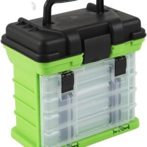 Outdoor Fishing Gear Box with Adjustable Dividers(Gray)