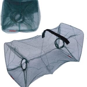 Bait Traps Fishing Nets, Foldable Casting Bait Traps Cage Baits Cast Mesh Trap for Fishes Shrimp  Crayfish Crab Fishing Supplies Tool