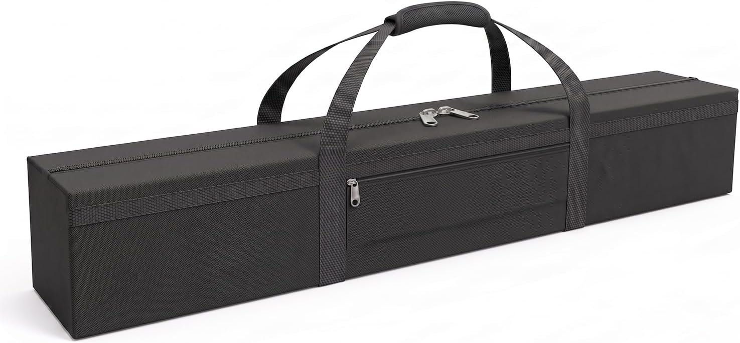 45 Inch Tripod Carrying Case - 45x7x7 Inch Storage Bag, Black