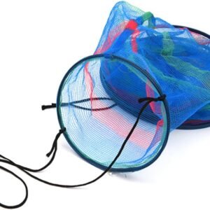 3pcs Drying Fishing Net Collapsible Hamper Portable Fish Protection Net Hanging Dishes Dryer Collapsible Basket Collapsible Fishing