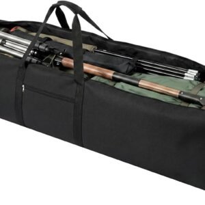 1 Pcs 83 x 16 x 12 Inch, 260 L Large Storage Duffle Bag Black