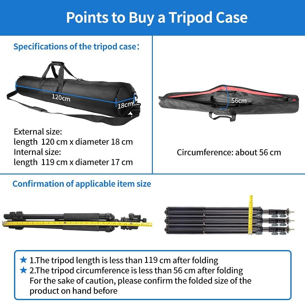 Tripod Bag All-Around Thick Padded Case Portable 47x7 in - Image 2