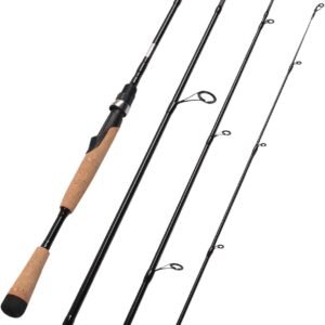 4-Piece Portable Travel Spinning Rod