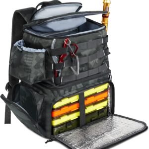 Fishing Backpack, Waterproof Fishing Tackle Case